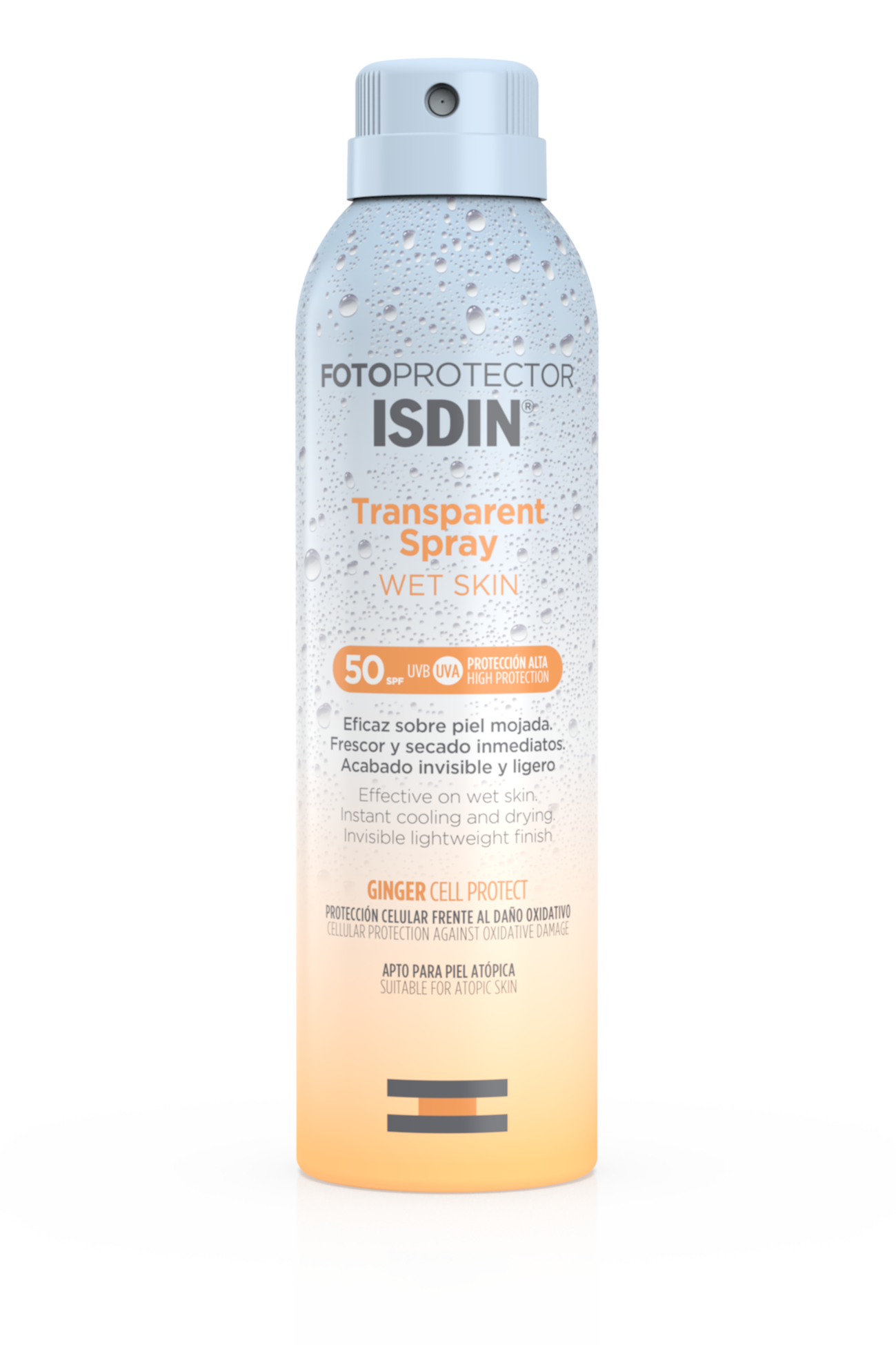 Transparent Spray Wet Skin SPF 50 250ml | ISDIN